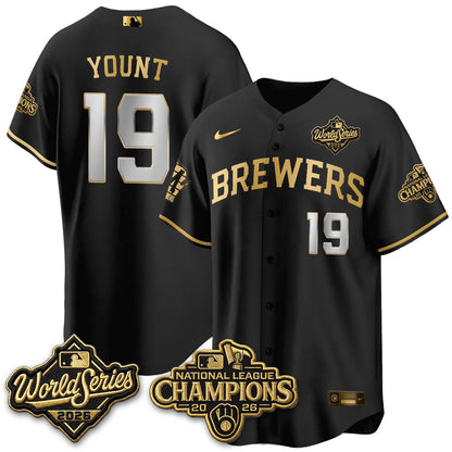 Milwaukee Brewers 2026 NL Champions Vapor Jersey - Stitched