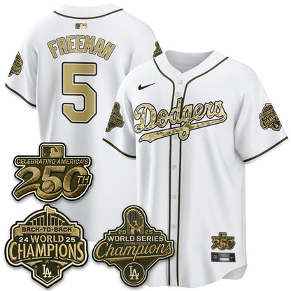 LAD Military Appreciation Game Day Jersey -All Stitched