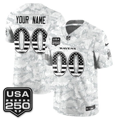 BAL 2026 Salute to Service Vapor Custom Jersey - Stitched
