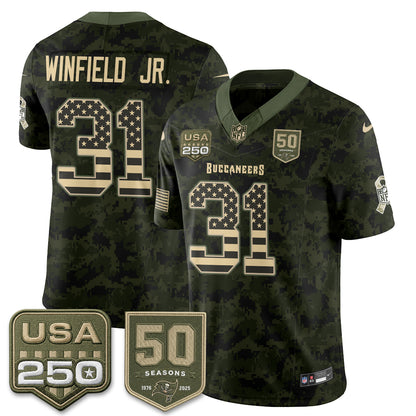 TB 2026 Salute to Service Edition Vapor Jersey - Stitched (Tiktok)