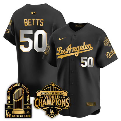 LAD Gold Collection Limited Gold Jersey - 9x & B2B Champs - All Stitched
