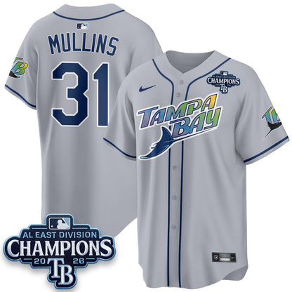 Tampa Bay Rays 2026 AL East Champs Vapor Jersey - Stitched