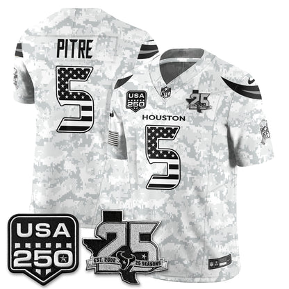 HOU 2026 Salute to Service Edition Vapor Jersey - Stitched