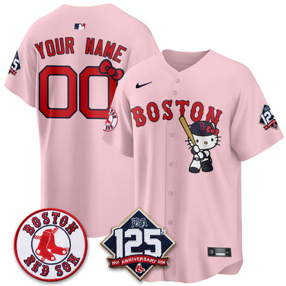 Boston Red Sox x Meow KT Vapor Limited Custom Jersey - Stitched