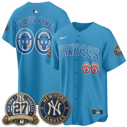 NYY x Japanese Cartoon Limited Custom Jersey -  Stitched