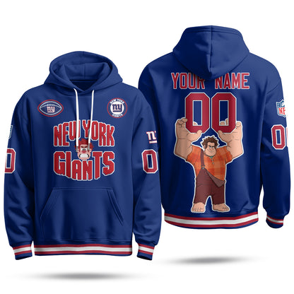 NYG x Arcade Wrecker Edition Pullover Custom Hoodie - Printed