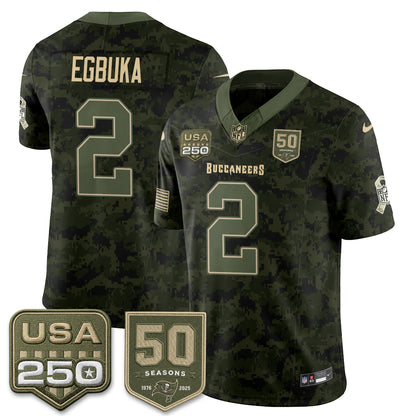 TB 2026 Salute to Service Edition Vapor Jersey - Stitched (Tiktok)