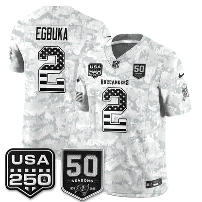 TB 2026 Salute to Service Edition Vapor Jersey - Stitched (Tiktok)