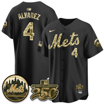 NYM Armed Forces Day Vapor Premier Limited Jersey - All Stitched V2