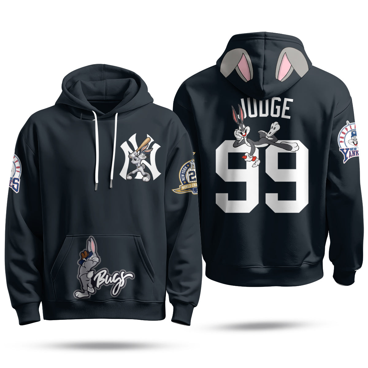 New York Yankees Bunny Vapor Limited Hoodie - Printed