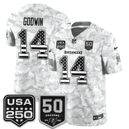 TB 2026 Salute to Service Edition Vapor Jersey - Stitched (Tiktok)