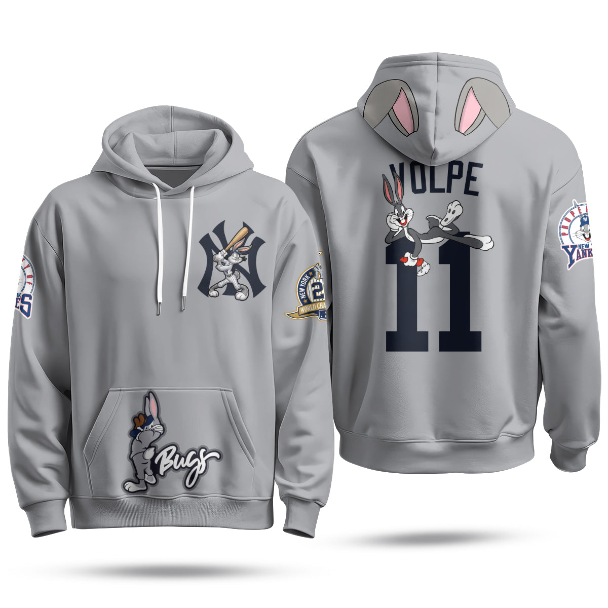 New York Yankees Bunny Vapor Limited Hoodie - Printed