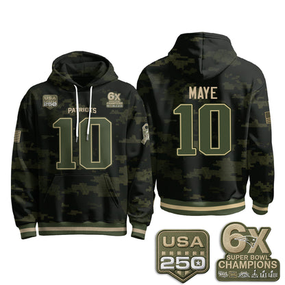 NE 2026 Salute To Service Edition Pullover Hoodie - Printed