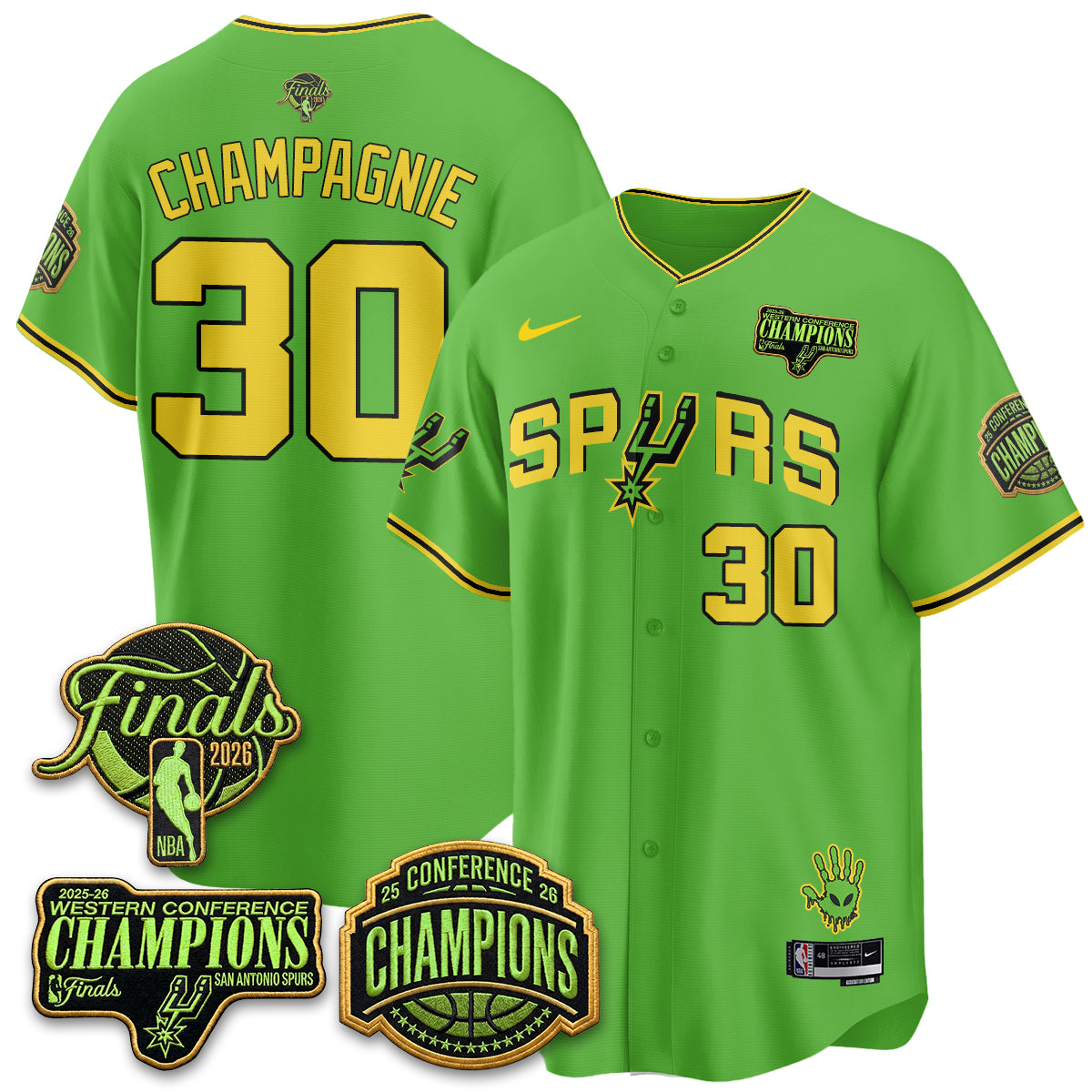 SAS 2026 Basketball Alien Style Vapor Jersey - Stitched