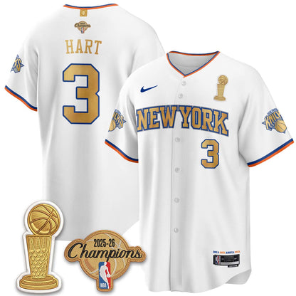 NYK Champions Night Baseball City 25/26 Jersey - Stitched