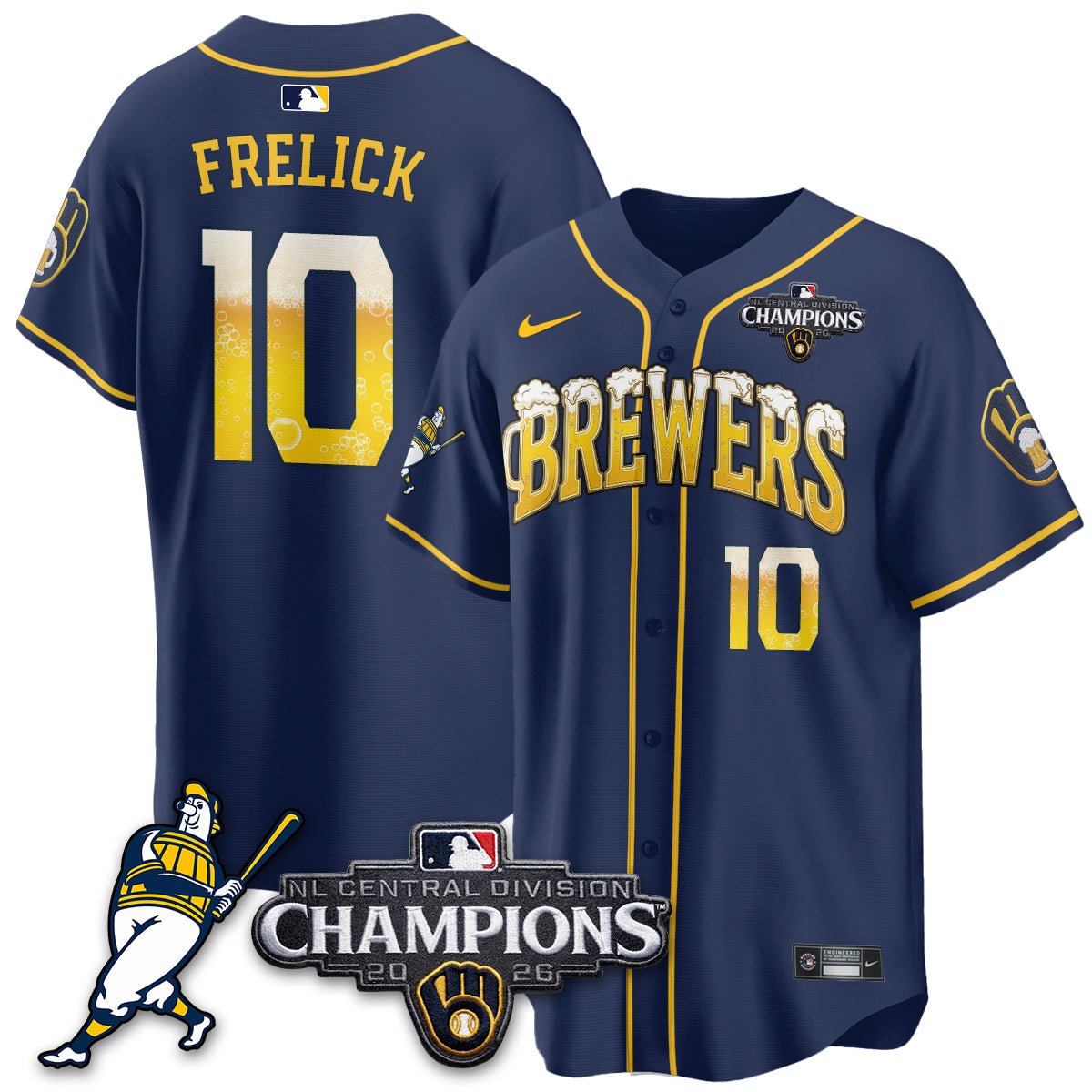 MIL 2026 NL Division Champs Vapor Jersey V2- Stitched