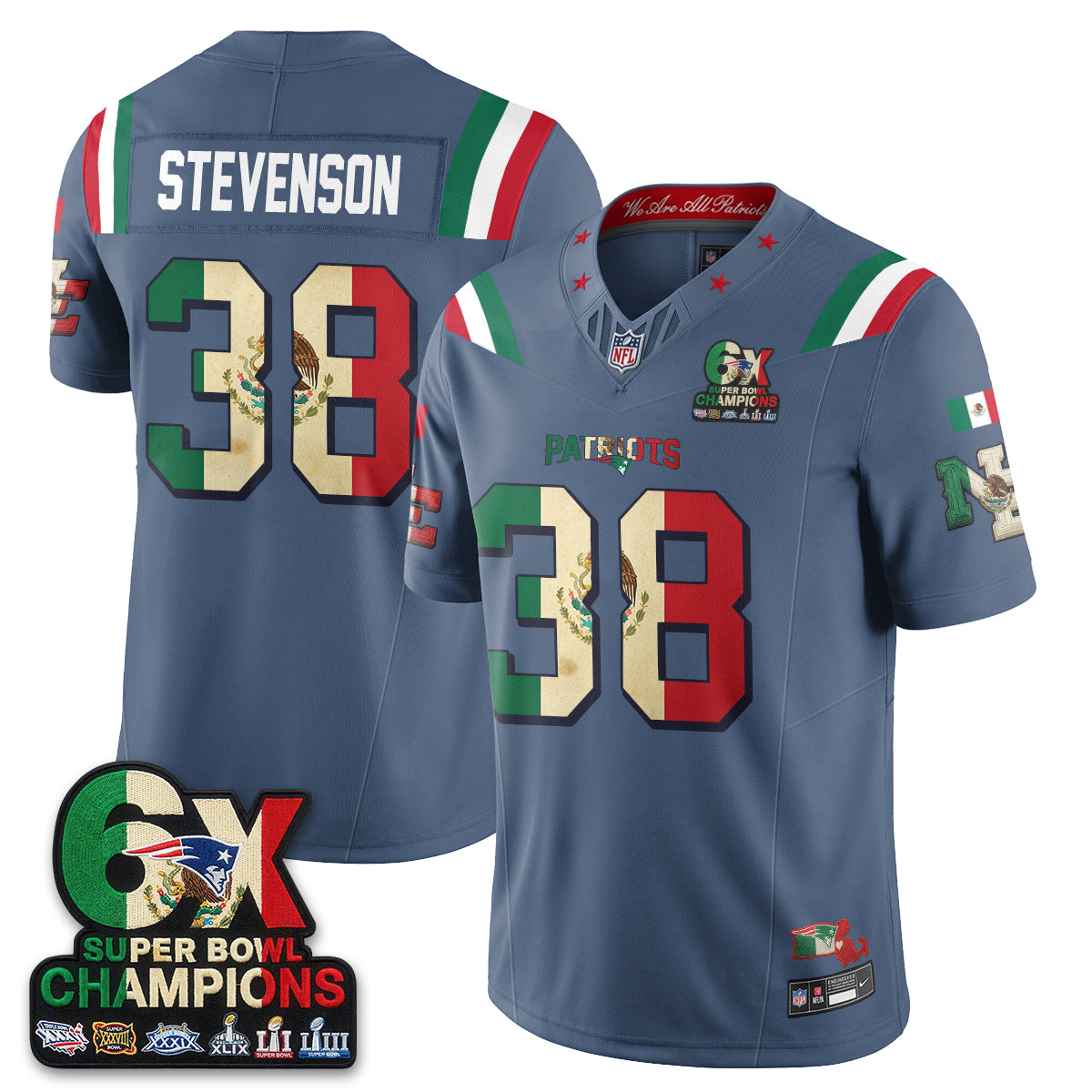 NE Mexico Edition Vapor Jersey - Stitched