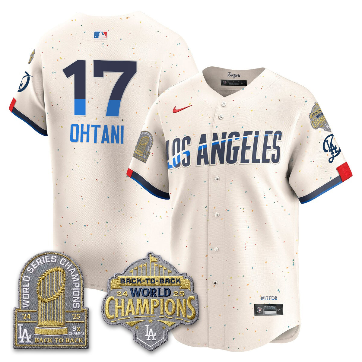 LAD Gold Collection Limited Gold Jersey - 9x & B2B Champs - All Stitched