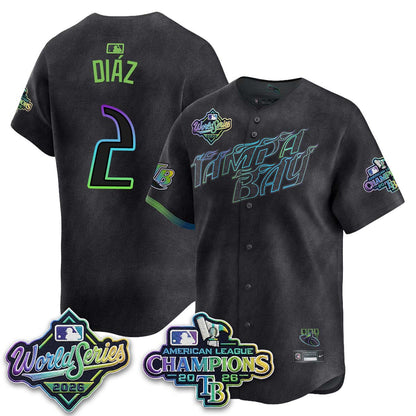 TB WS26 & AL Champions Throwback Jersey - Stitched