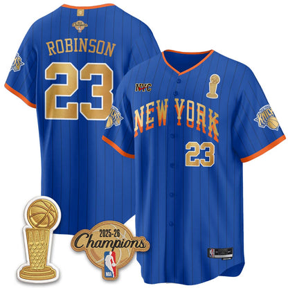 NYK Champions Night Baseball City 25/26 Jersey - Stitched