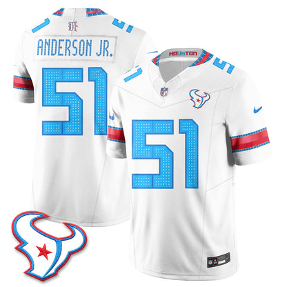 Houston Texans 2026 Rivalries Vapor Jersey - Stitched