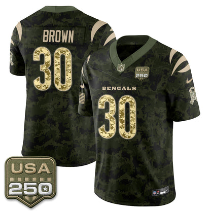 CIN 2026 Salute to Service Vapor Jersey - Stitched