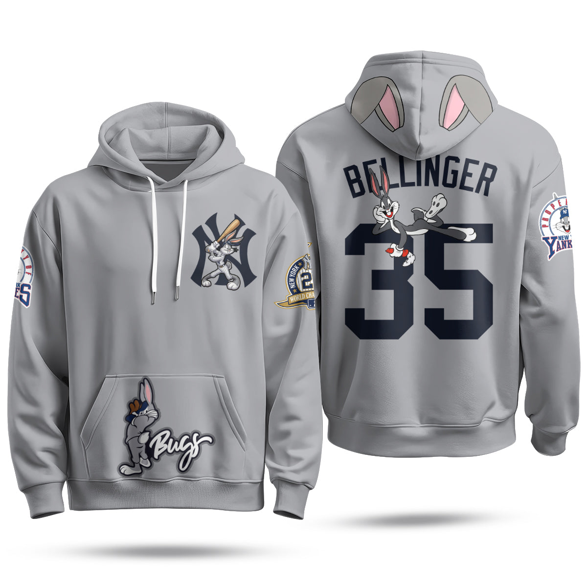 New York Yankees Bunny Vapor Limited Hoodie - Printed