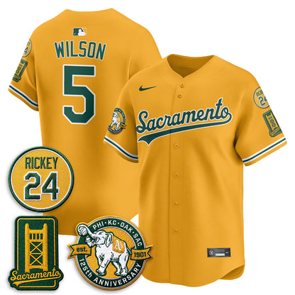 OAK 2026 Alternate Sacramento - Celebrating 125 Years -  Limited Vapor Jersey - All Stitched