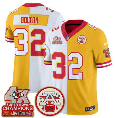 KC Throwback Split Vapor Jersey - Stitched