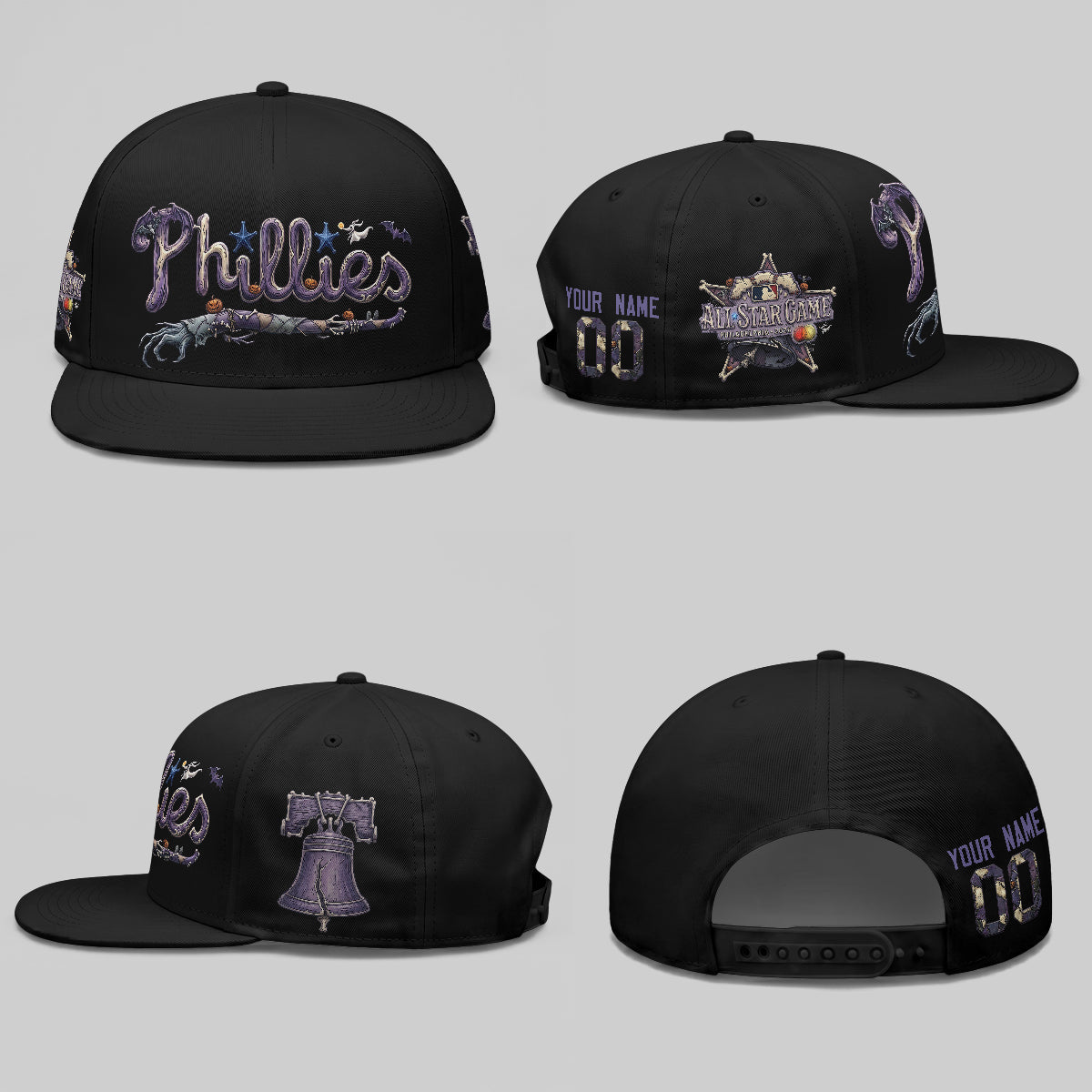 PHI Nightmare Snapback Personalized Cap - Printed