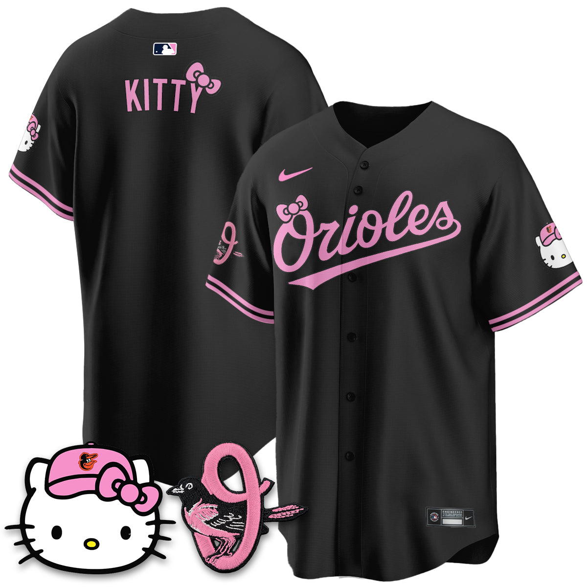 Baltimore Orioles x Meow KT Vapor Premier Limited Jersey - Stitched