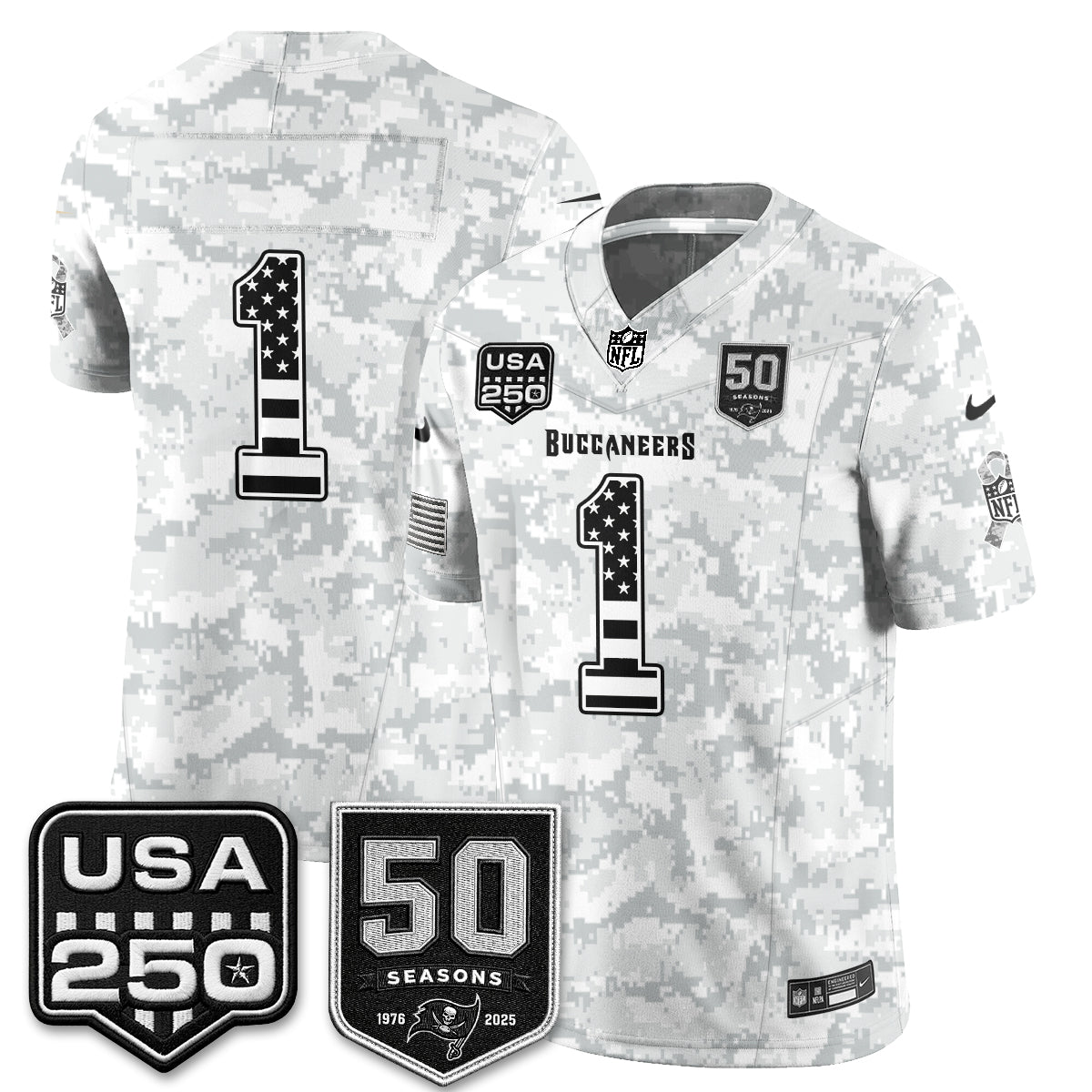TB 2026 Salute to Service Edition Vapor Jersey - Stitched (Tiktok)
