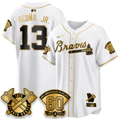 ATL 60th Anniversary Silver Edition Vapor Limited Jersey - All Stitched
