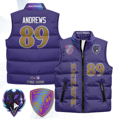 BAL "The Flock" Puffer Vest - Printed (V2)