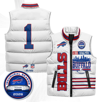 Buffalo Bills "Mafia" Edition Puffer Vest - Printed