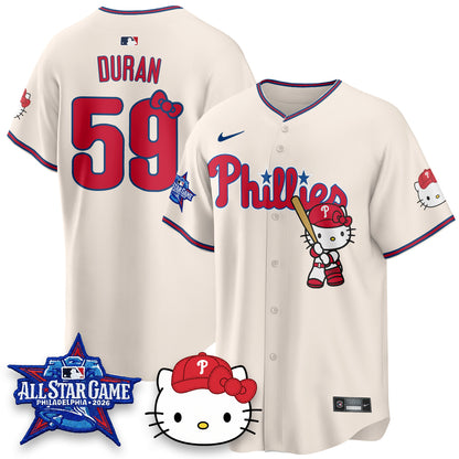 Philadelphia Phillies x Meow Kitty Vapor Limited Jersey V2- Stitched