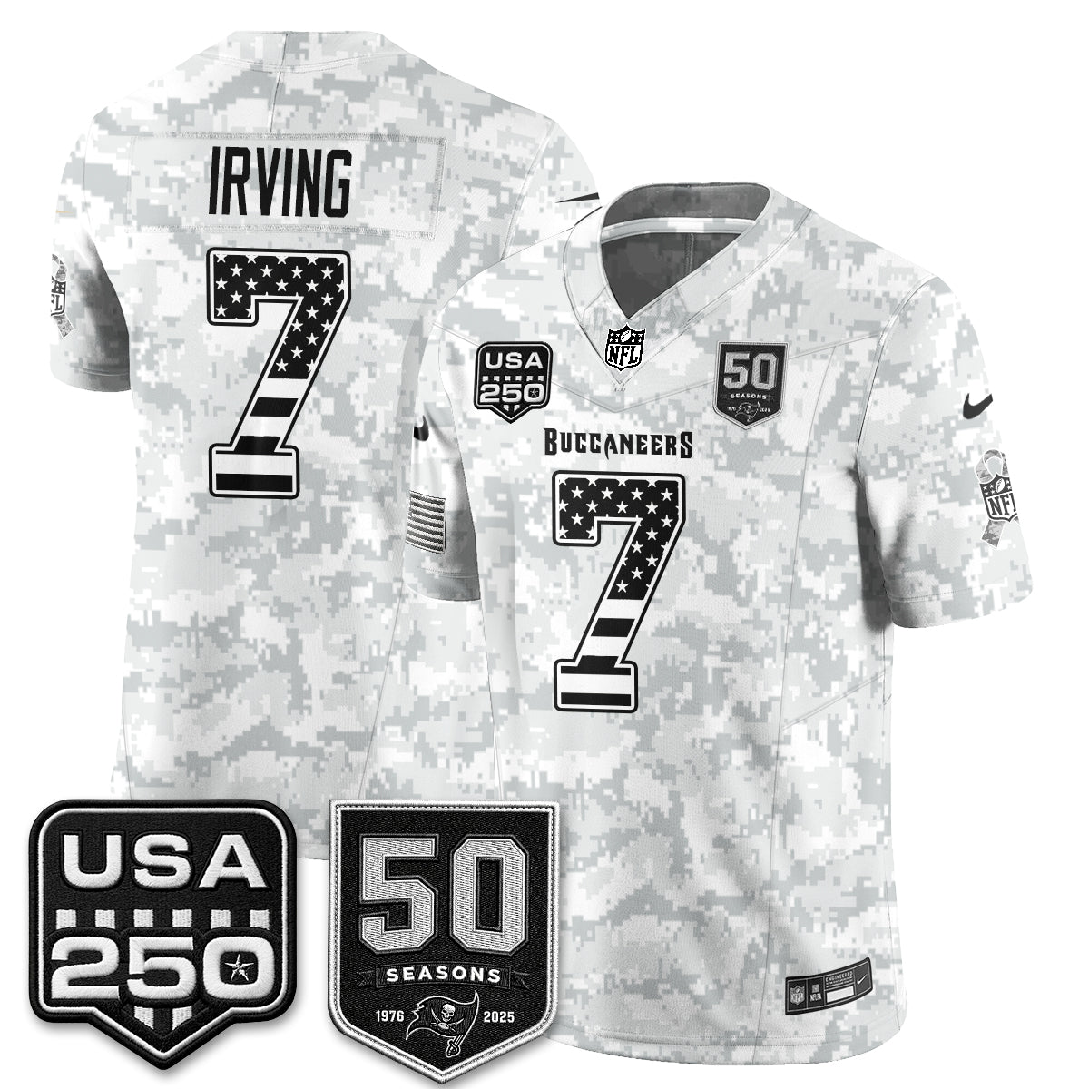 TB 2026 Salute to Service Edition Vapor Jersey - Stitched (Tiktok)