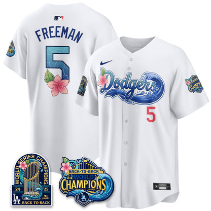 LAD Coastal Vapor Hawaiian Jersey - All Stitched