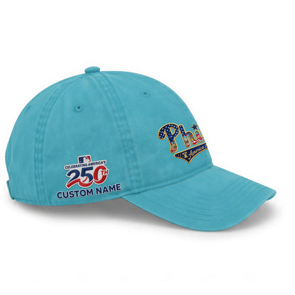 PHI 2026 Independence Day Custom Wash Hat V2- Embroidered