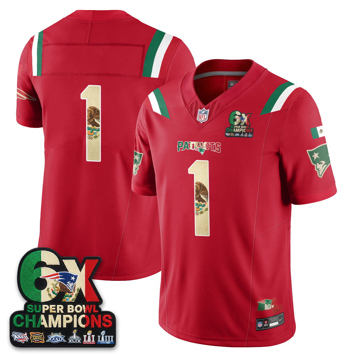 NE Mexico Edition Vapor Jersey - Stitched