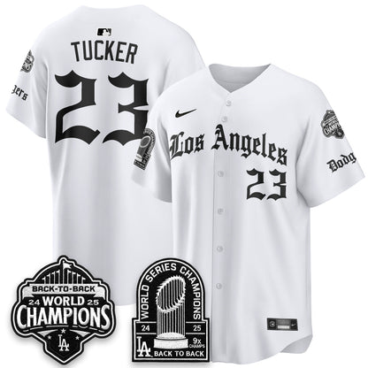 LAD WS Champions Back 2 Back Patch Vapor Premier Limited Gothic Edition Jersey - All Stitched