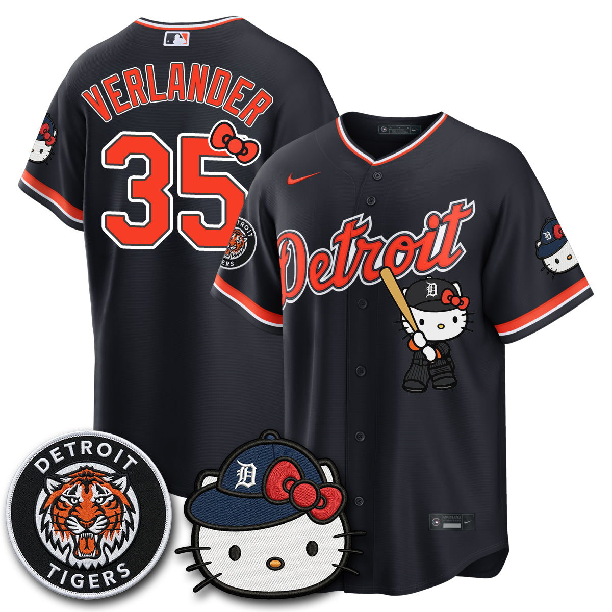 DET x Meow KT Edition Vapor Limited Jersey - Stitched