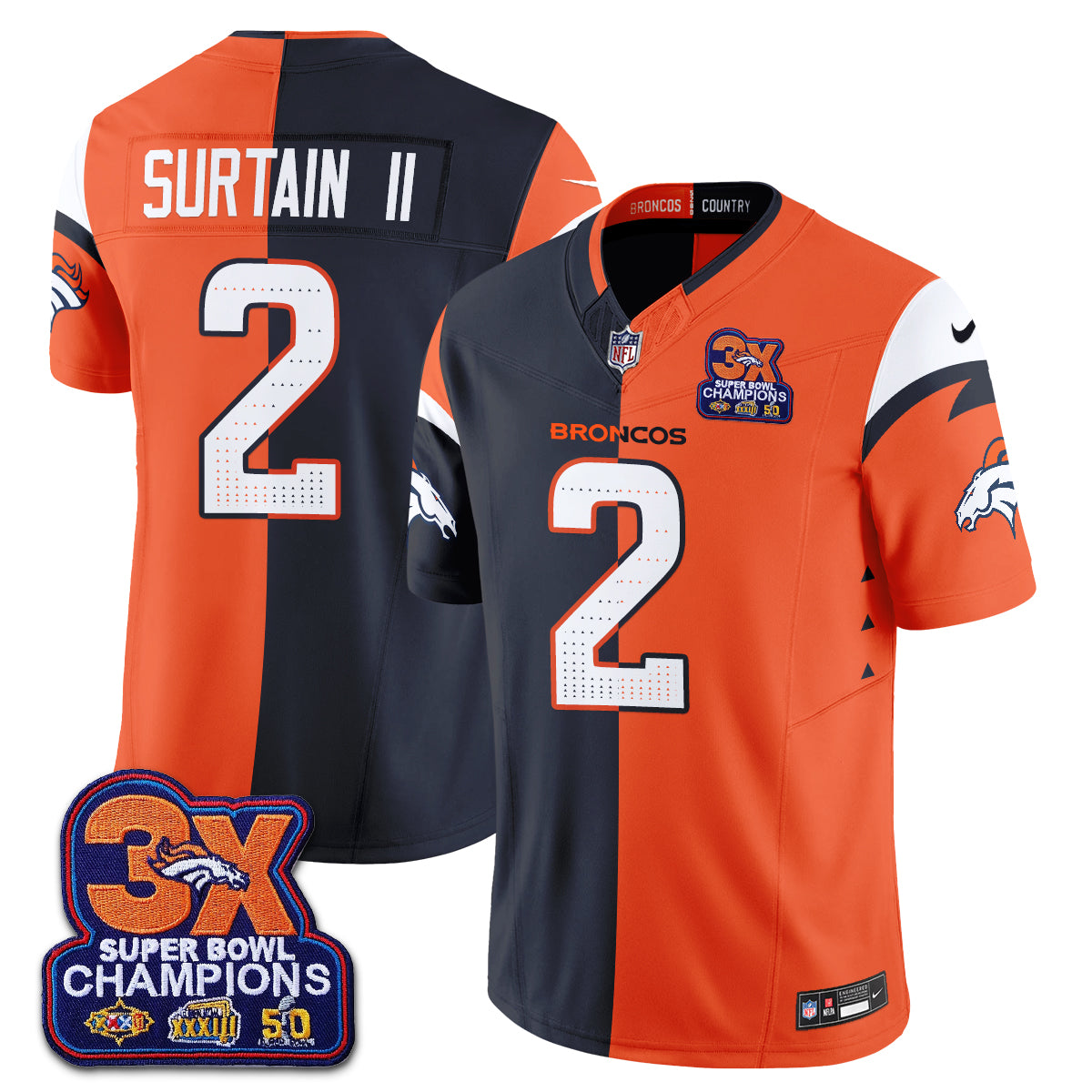 DEN Split Edition Vapor Jersey - Stitched