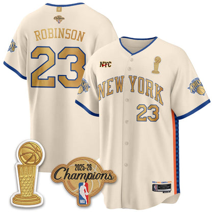 NYK Champions Night Baseball City 25/26 Jersey - Stitched