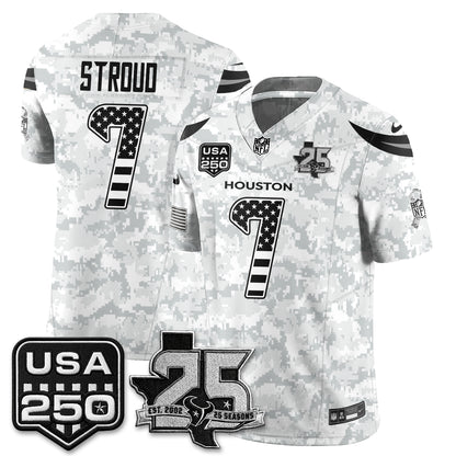 HOU 2026 Salute to Service Edition Vapor Jersey - Stitched