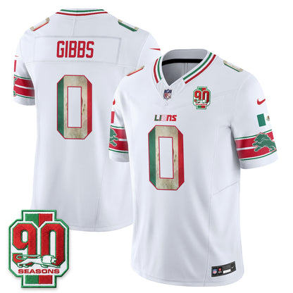 DET Mexico Edition Vapor Jersey - Stitched