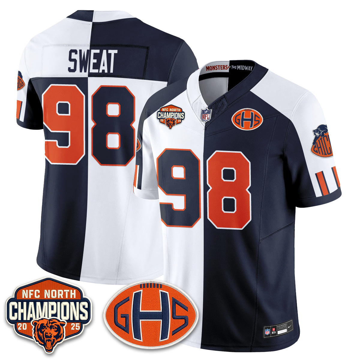 CHI 2026 Rivalries Split Edition Vapor Jersey - Stitched