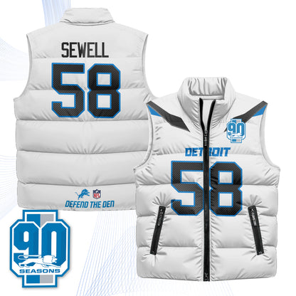 DET 2026 Rivalries Puffer Vest - Printed