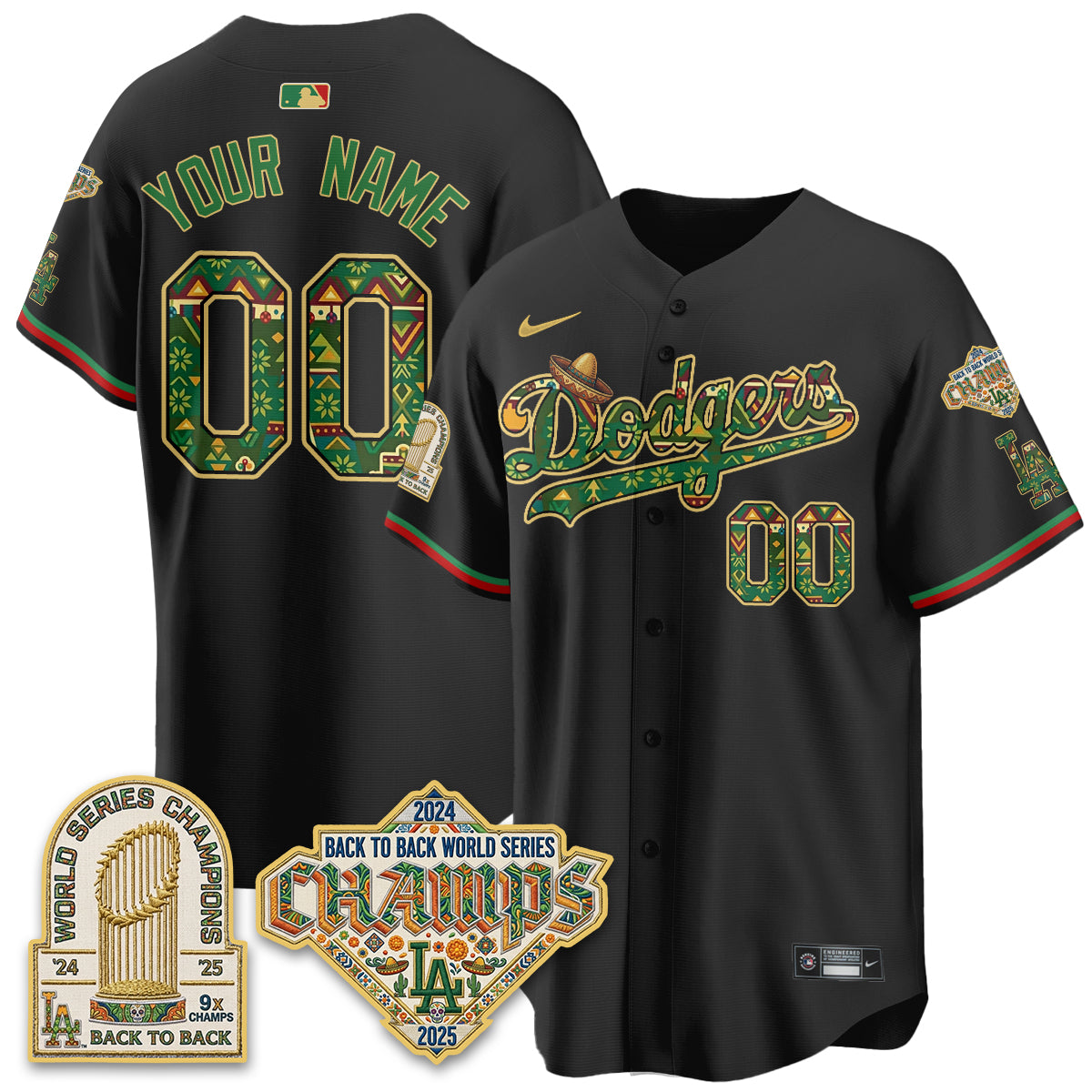 LAD x Mexican Heritage 2026 Limited Vapor Custom Jersey - All Stitched