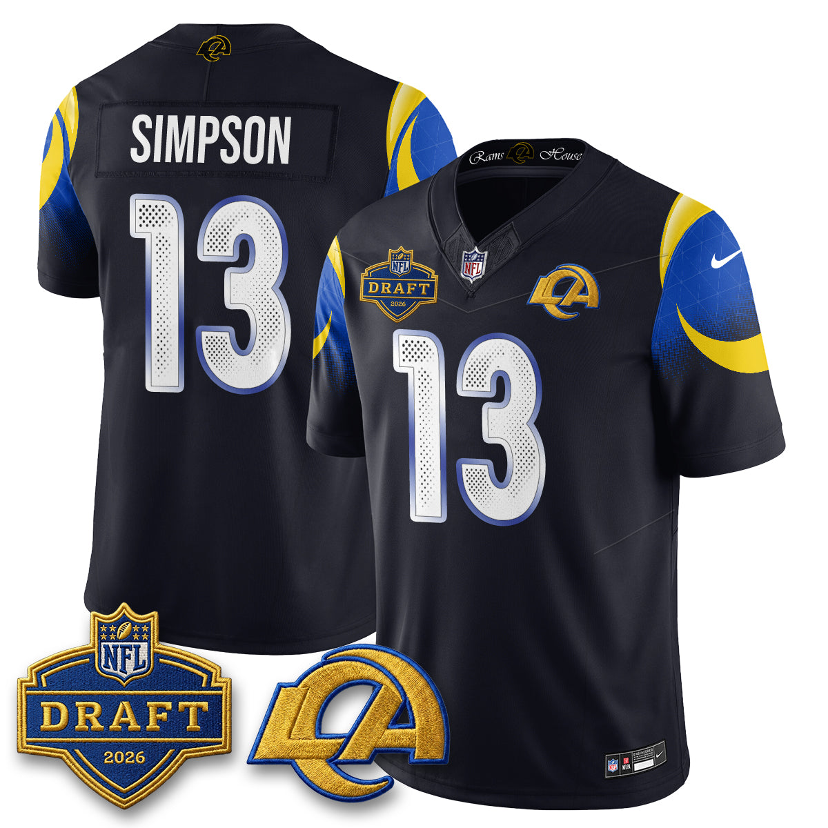 LAR 2026 NFL Draft Jersey - All Stitched